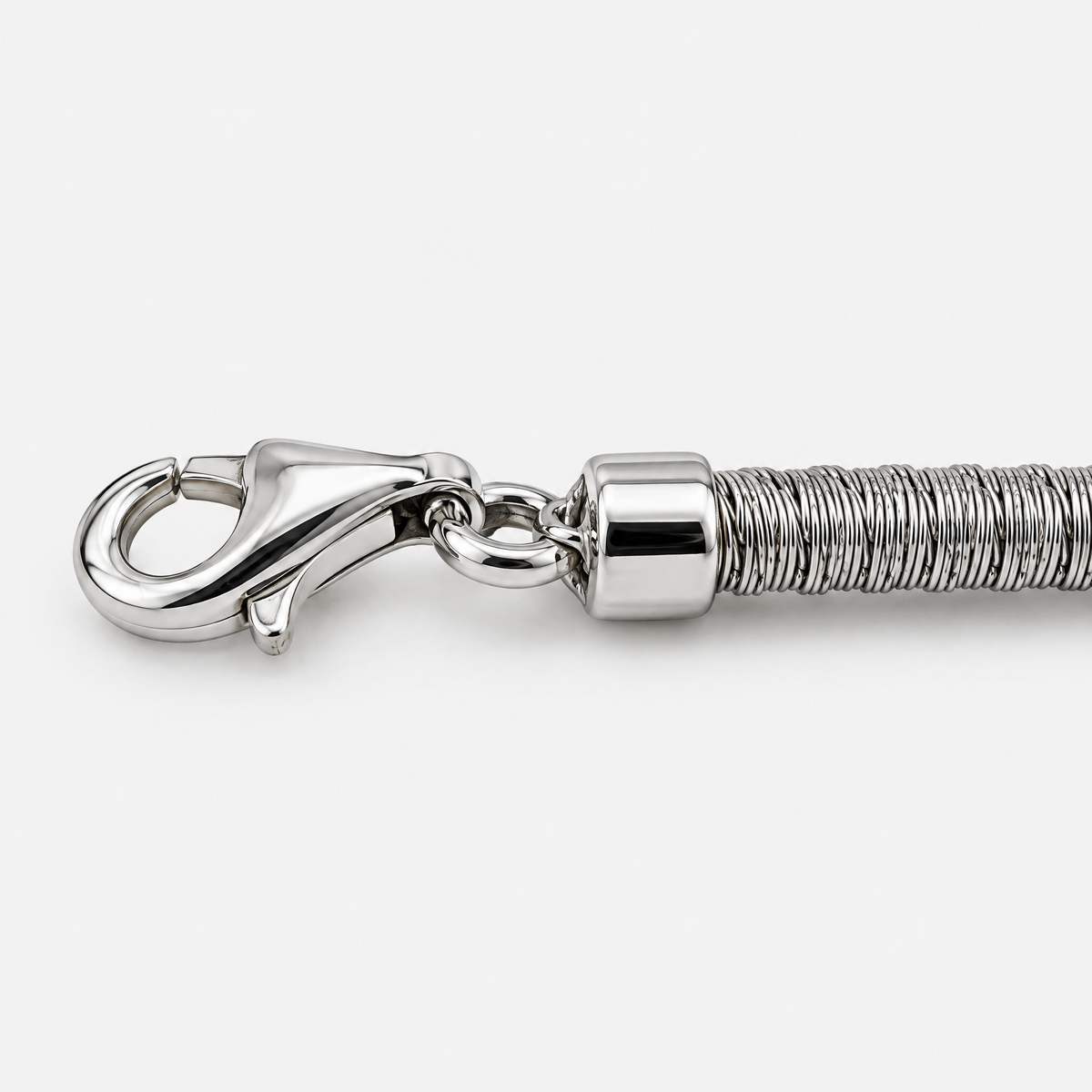 RYBARA Sterling Silver Halo-Link Bracelet — detail view